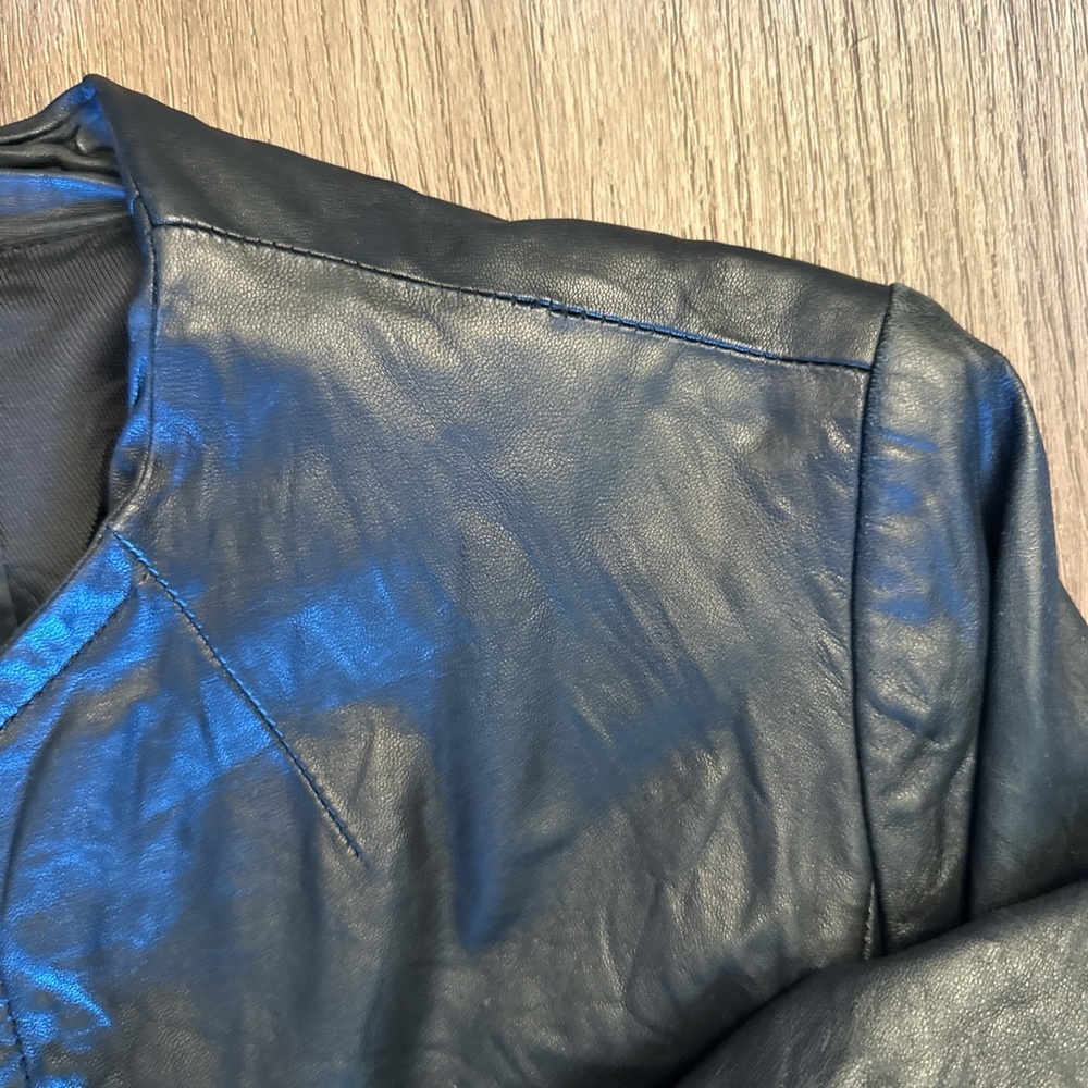 Classiques entier Black Leather Jacket large - Picture 7 of 7